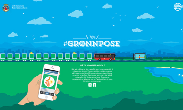 Gronnpose Flat Website Design