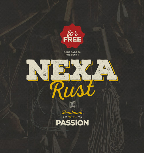 Nexa Rust free font