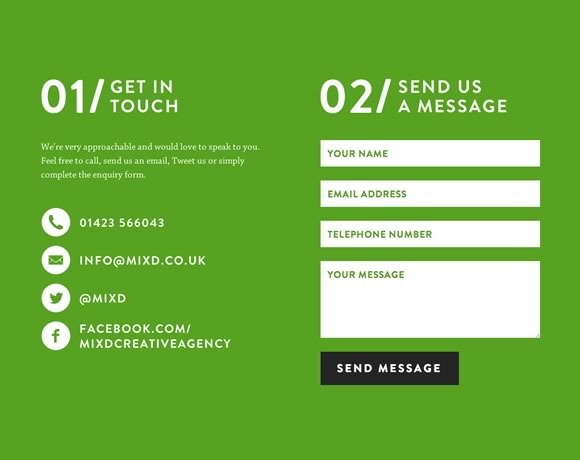 17 Inspiring Examples of Contact Pages and Forms